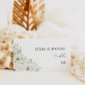 Emerald Green Wedding Platzkarten Template Begleitkarte