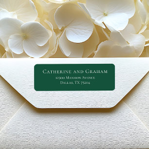 Emerald Green Wedding Rücksendeadresse