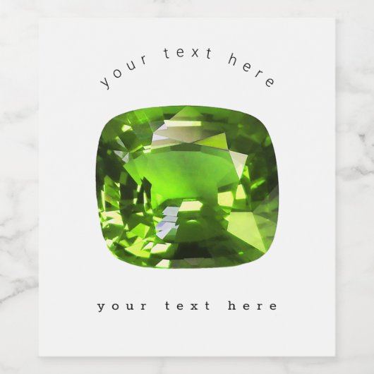 Emerald Green Weinetikett (Einzelnes Label)