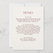 Emerald Green Wild Amazon Forest Mandala Wedding Einladung (Rückseite)