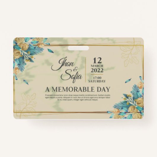 Emerald Greenery Ausweis (Vorderseite)