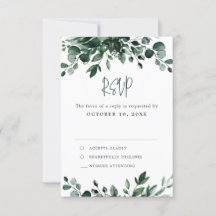 Emerald Greenery Eucalyptus Botanische Hochzeit