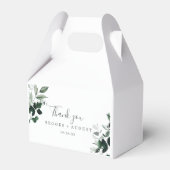 Emerald Greenery Vielen Dank Geschenkschachtel (Vorderseite)