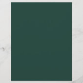 Emerald Greenery Wedding Zeitplan Timeline (Rückseite)