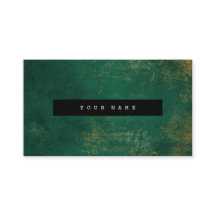Emerald Grungy Distressed Gold Marble Vip