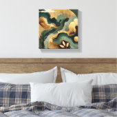 Emerald Harmony Leinwanddruck (Insitu (Schlafzimmer))
