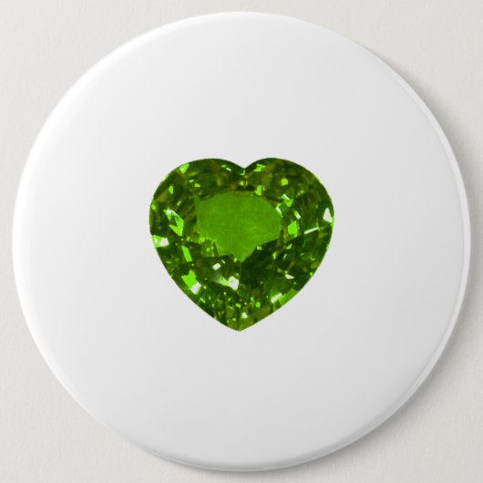 Emerald Heart Green Button (Vorderseite)
