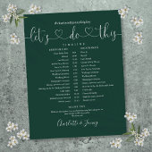 Emerald Heart Script Wedding Zeitplan Timeline