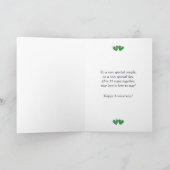 Emerald Hearts (Tall), 55. Jahrestag Karte (Innenseite)