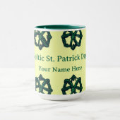 Emerald Heritage Celtic Knot Ewigkeits-Mug Tasse (Zentrum)