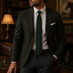 Emerald Heritage Tartan Karo Luxus Alter Geldade Krawatte