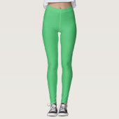 Emerald-Hex-Code 50c878 Leggings (Vorderseite)