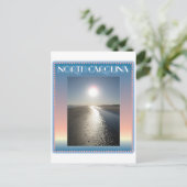 Emerald Isle Beach, NC bei Sunset Postkarte (Stehend Vorderseite)