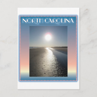 Emerald Isle Beach, NC bei Sunset Postkarte