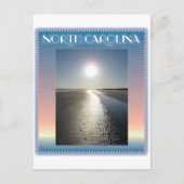 Emerald Isle Beach, NC bei Sunset Postkarte (Vorderseite)