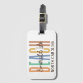 Emerald Isle Beach North Carolina (Sands) Gepäckanhänger (Vorderseite Vertikal)