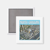 Emerald Isle Beach Seashell Collection Magnet (Vorderseite/Rückseite)