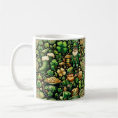 Emerald Isle Charm: Nahtloser St. Patrick's Day Pa Kaffeetasse (Links)