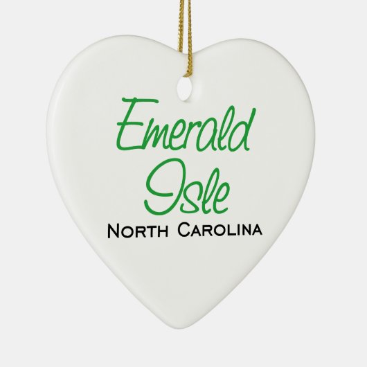 Emerald Isle, NC Keramik Ornament (Rechts)