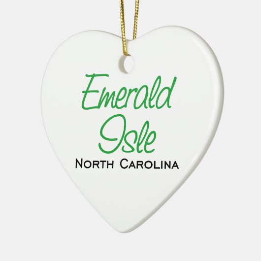 Emerald Isle, NC Keramik Ornament (Links)