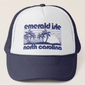 Emerald Isle, North Carolina Truckerkappe (Vorderseite)