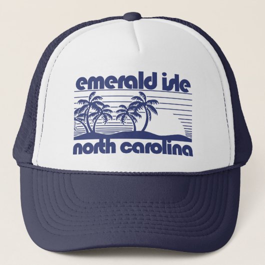 Emerald Isle, North Carolina Truckerkappe (Vorderseite)