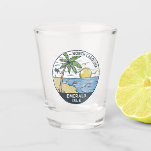Emerald Isle North Carolina Vintag Schnapsglas