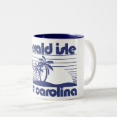 Emerald Isle, North Carolina Zweifarbige Tasse (VorderseiteRechts)