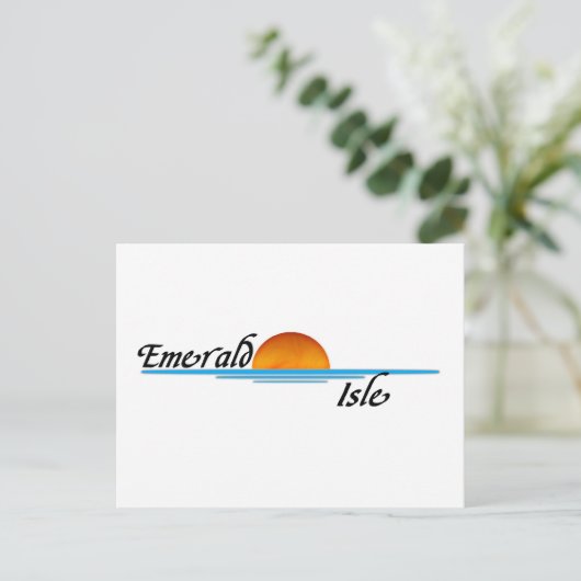 Emerald Isle Postkarte (Stehend Vorderseite)