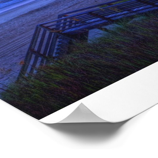 Emerald Isle Sunset Poster (Ecke)