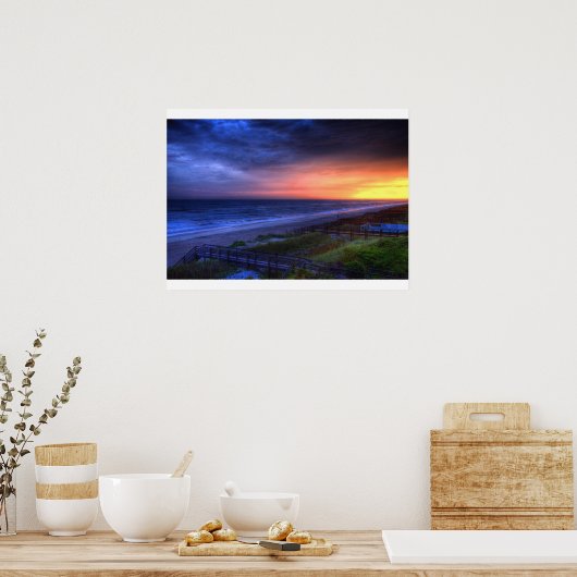 Emerald Isle Sunset Poster (Küche)