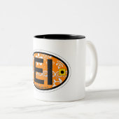 Emerald Isle. Zweifarbige Tasse (VorderseiteRechts)