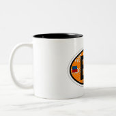 Emerald Isle. Zweifarbige Tasse (Links)