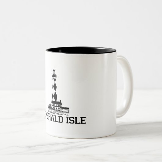 Emerald Isle. Zweifarbige Tasse (VorderseiteRechts)