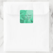 Emerald Jewel Tones Save the Date Stickers (Tasche)