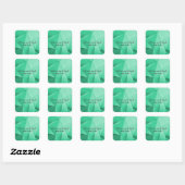 Emerald Jewel Tones Wedding Stickers (Blatt)
