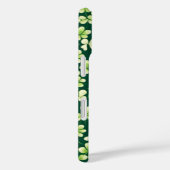 Emerald Kleeblatt Tapestry: Dunkle grüne Freude Case-Mate iPhone Hülle (Rückseite / Rechts)