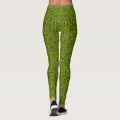 Emerald Knot Trouses - Vertigo Green Celtic Leggings (Rückseite)