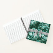 Emerald Lace White Bow Notizblock (Innenseite)
