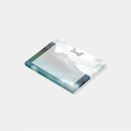 Emerald Lake, Banff National Park, Alberta, Kanada Post-it Klebezettel (angewinkelt)