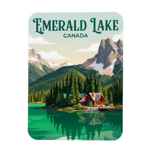 Emerald Lake Kanada Magnet