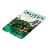 Emerald Lake Kanada Magnet (Linke Seite)
