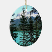 Emerald Lake Keramik Ornament (Rechts)