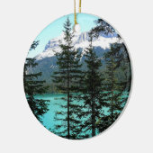 Emerald Lake Keramik Ornament (Links)