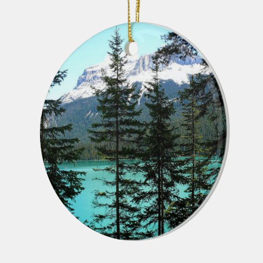 Emerald Lake Keramik Ornament (Links)