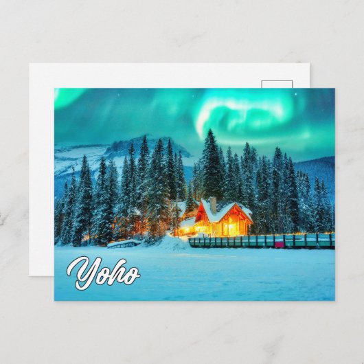 Emerald Lake & Lodge, Yoho National Park Postkarte (Vorne/Hinten)