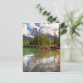 Emerald Lake Postkarte (Stehend Vorderseite)