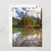 Emerald Lake Postkarte (Vorne/Hinten)