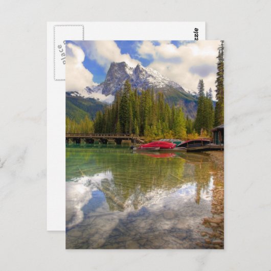 Emerald Lake Postkarte (Vorne/Hinten)