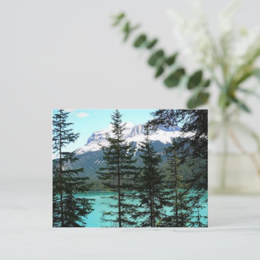 Emerald Lake Postkarte (Stehend Vorderseite)